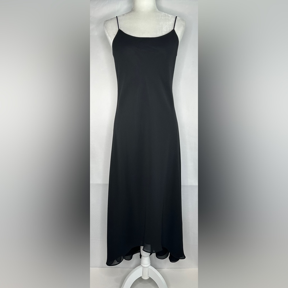 Papell Boutique Evening Dress Black Cocktail‎ Whimsigoth Dark Romantic Sz 10